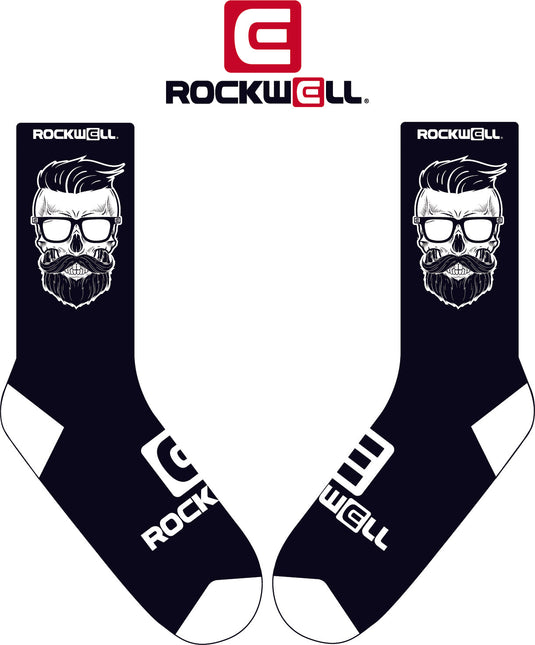 Rockwell Time - Crew Socks - Black Q