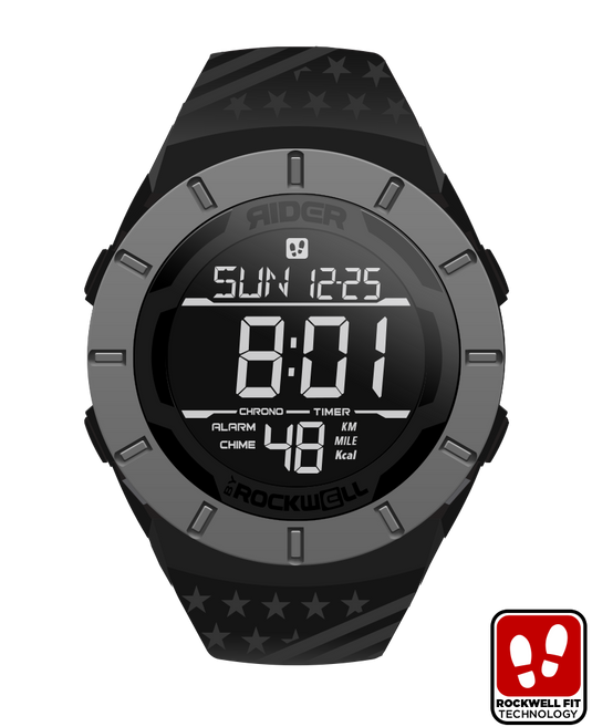Rockwell Time - Coliseum Fit™ Halo Edition (Black/ Grey) Watch - Ryan Weaver