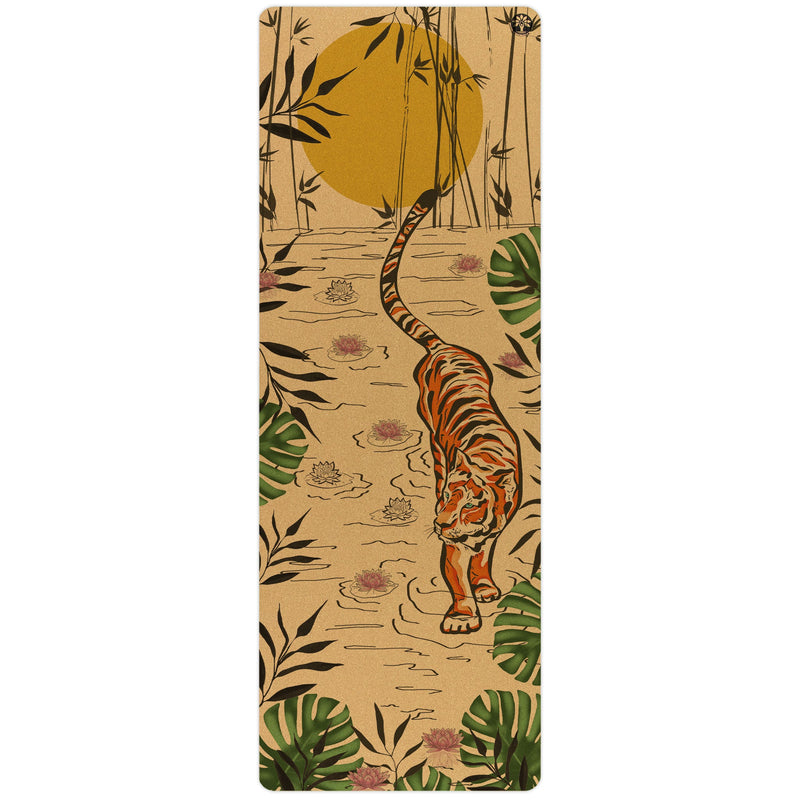 Load image into Gallery viewer, Yoloha Yoga - Tiger Lotus Unity Air Cork Yoga Mat
