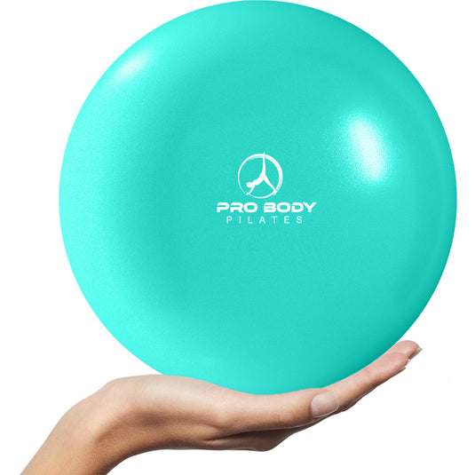 ProBody Pilates - 9 Inch Small Exercise Ball for Stability, Barre, Pilates, Yoga, and Balance (Electric Blues)