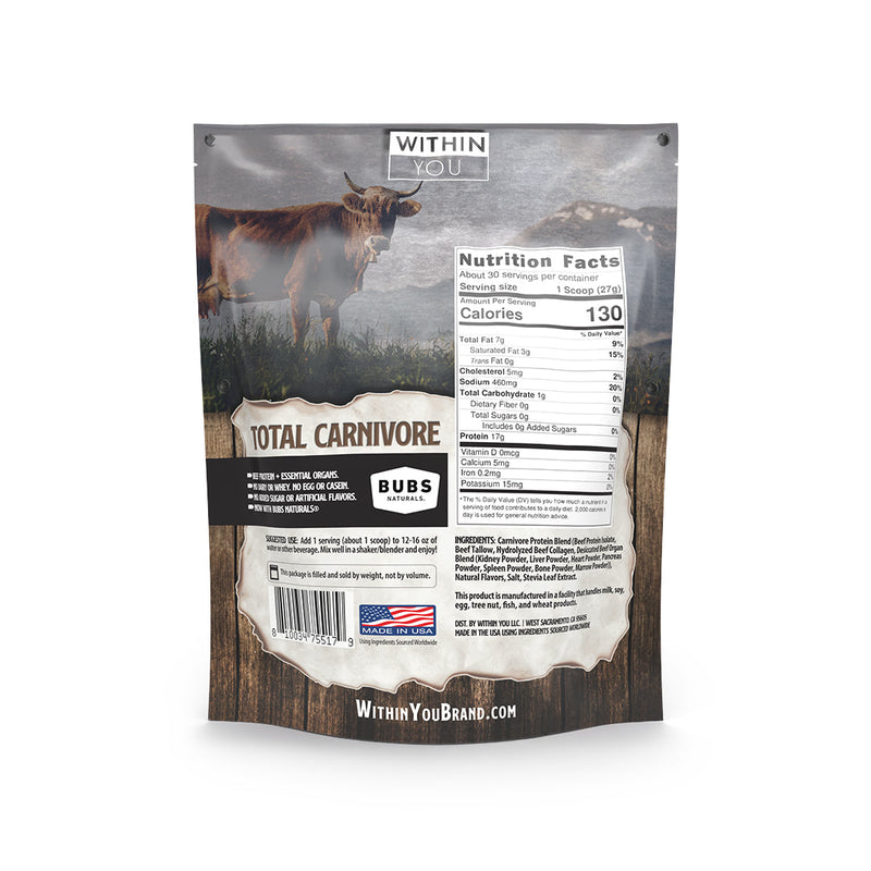 Load image into Gallery viewer, Within You - Total Carnivore Protein
