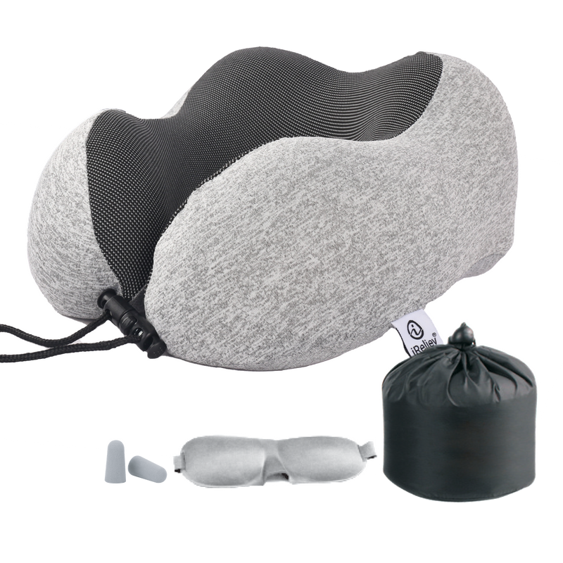 Load image into Gallery viewer, iReliev - Memory Foam Travel Pillow
