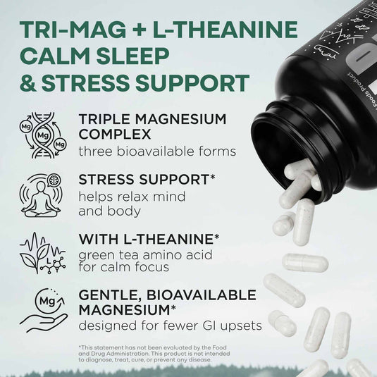 Wild Foods - Tri-Mag & L-Theanine - Vitamins & Supplements