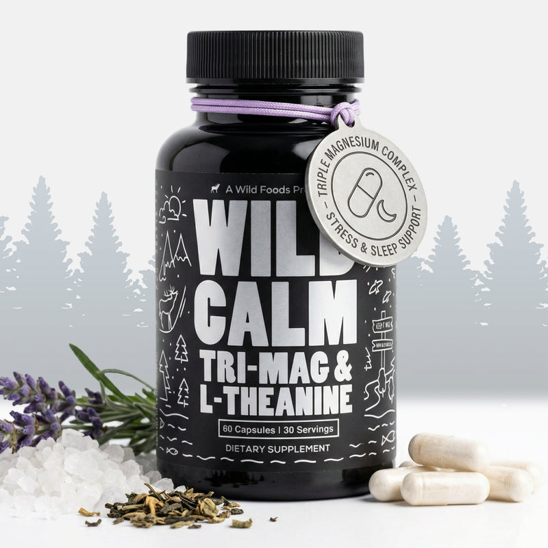 Load image into Gallery viewer, Wild Foods - Tri-Mag &amp; L-Theanine - Vitamins &amp; Supplements
