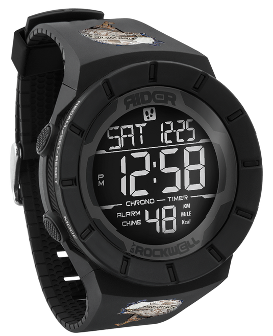 Rockwell Time - Coliseum Fit™ - Troop Lives Matter Edition (Phantom Black) Watch