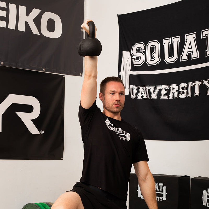 Load image into Gallery viewer, AbMat - U-Bell Split Kettlebell
