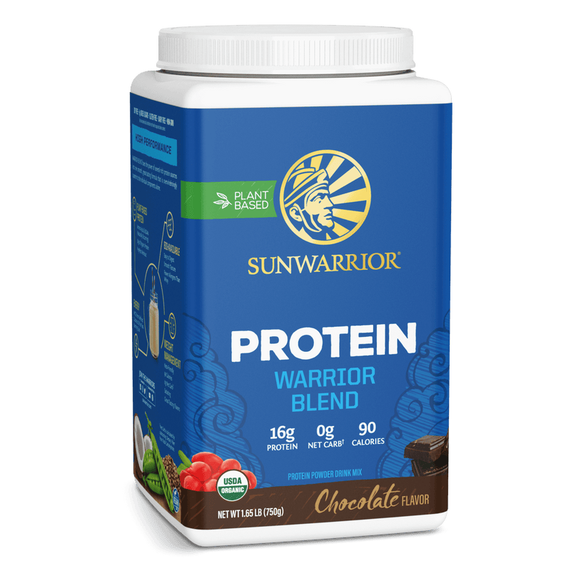 Load image into Gallery viewer, Sunwarrior - Warrior Blend Organic Protein - Chocolate

