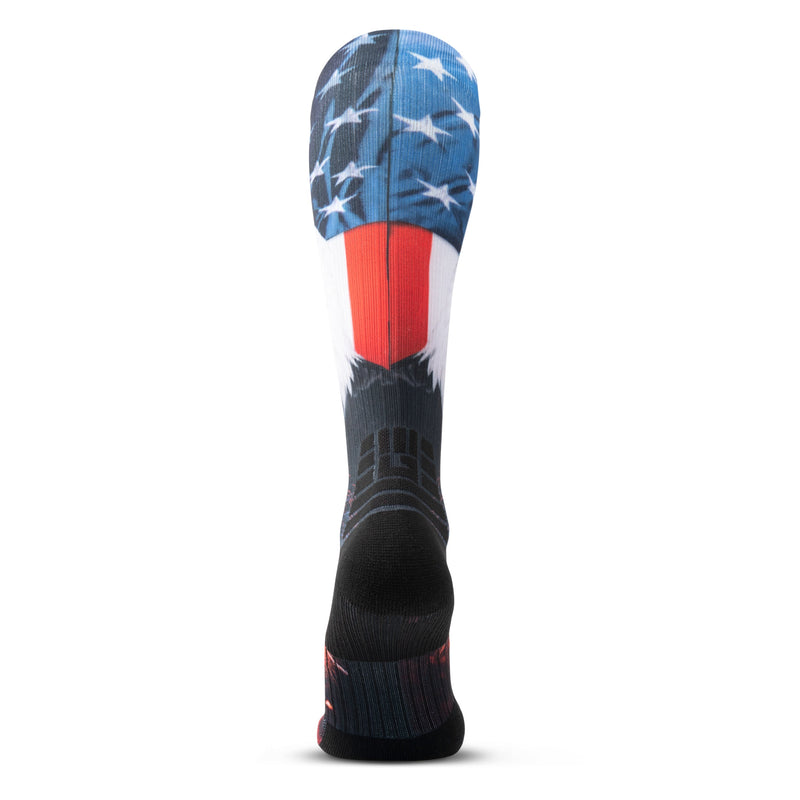 Load image into Gallery viewer, MudGear Custom USA Eagle Tall Compression Sock (1 Pair)
