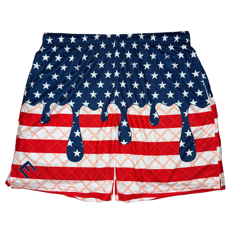 Load image into Gallery viewer, Elite Athletic Gear - USA Flag Ice Cream Shorts
