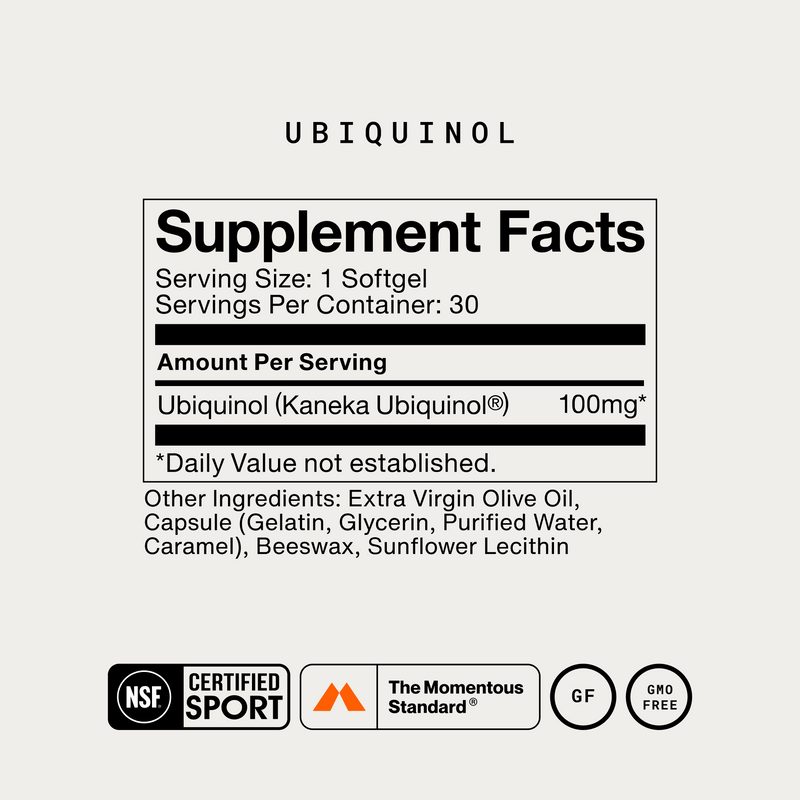 Load image into Gallery viewer, Momentous - Ubiquinol - Vitamins &amp; Supplements
