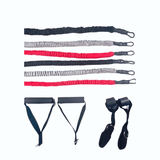 Squat Harness - Resistance Band Superset (3-Pair Snap-Proof Kit)