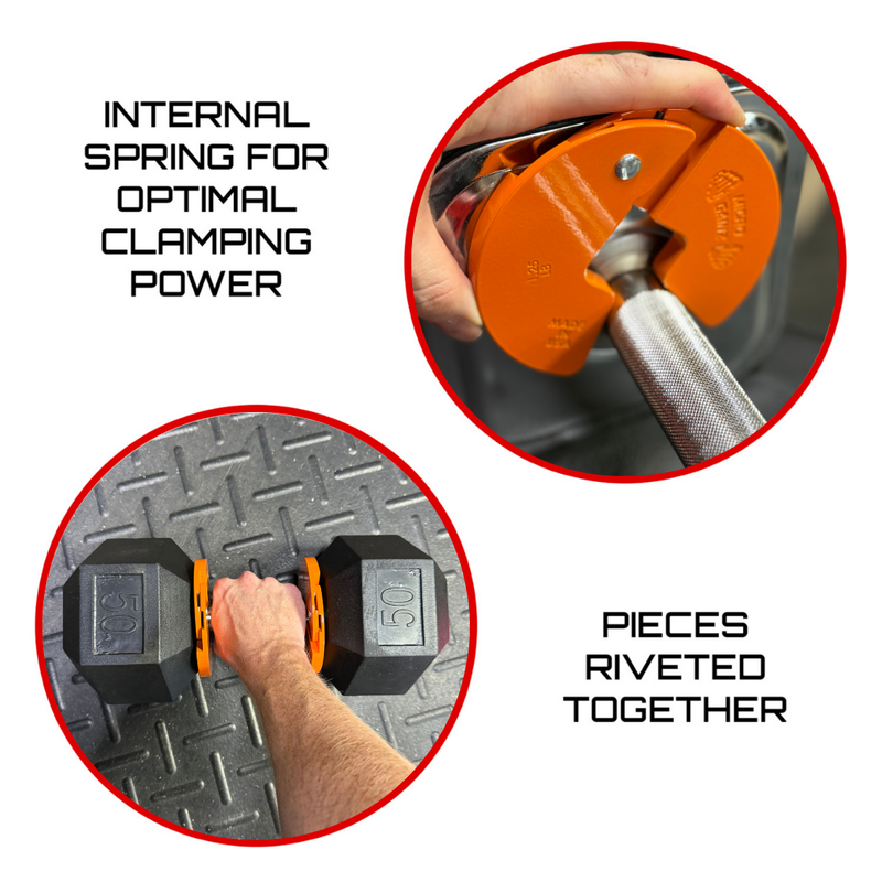Load image into Gallery viewer, Micro Gainz Orange 1.25LB Dumbbell Fractional Weight Plates

