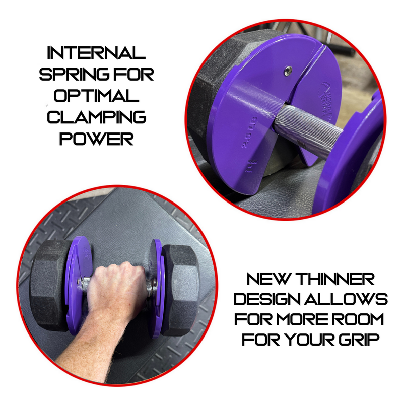 Load image into Gallery viewer, Micro Gainz Purple 2.5LB Dumbbell Fractional Weight Plates
