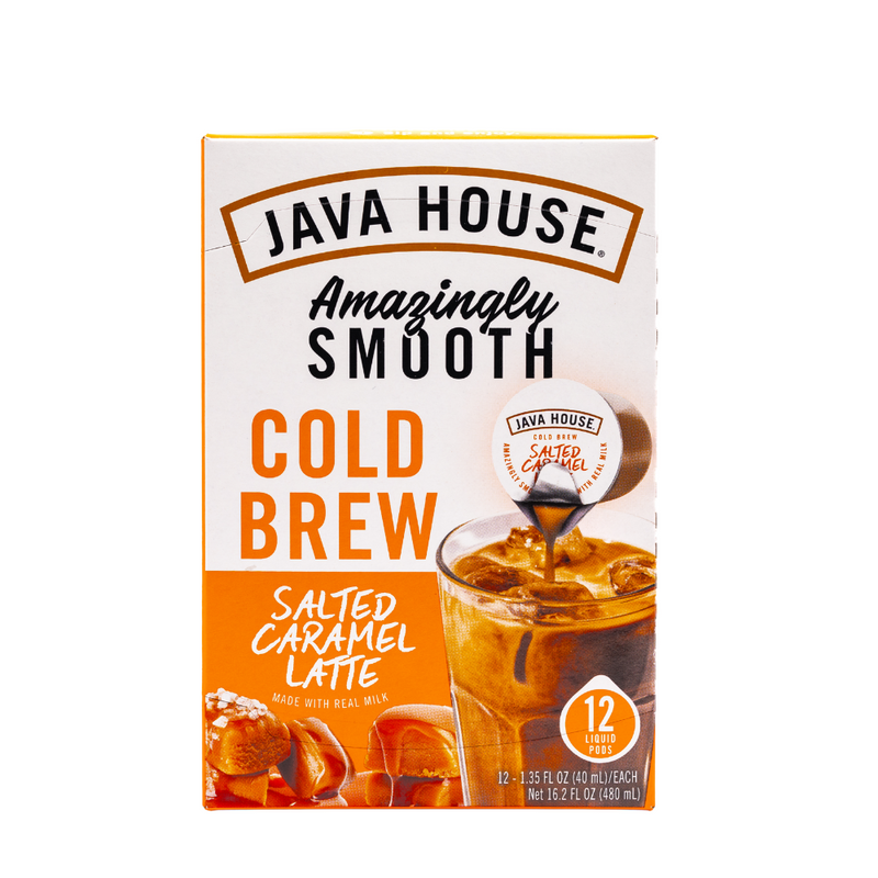 Load image into Gallery viewer, Java House - Latte Cold Brew Coffee Pods Salted Caramel
