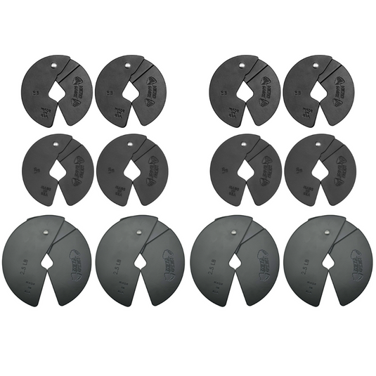 Micro Gainz - Triple Pack of 1Lb, 1.25Lb, & 2.5Lb Dumbbell Fractional Weight Plates