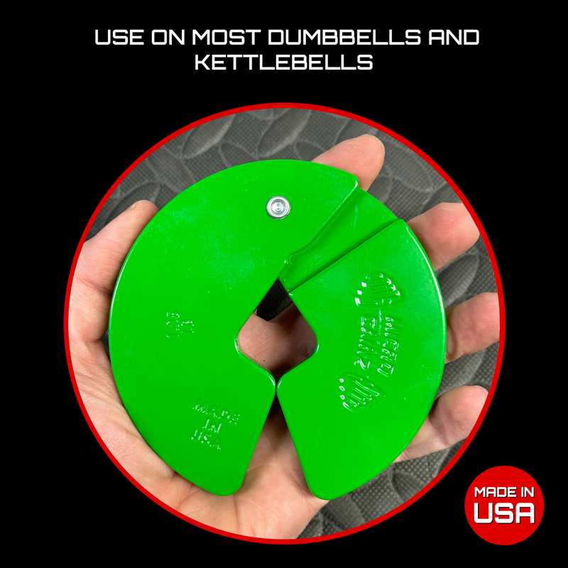 Load image into Gallery viewer, Micro Gainz Green 1.25LB Dumbbell Fractional Weight Plates
