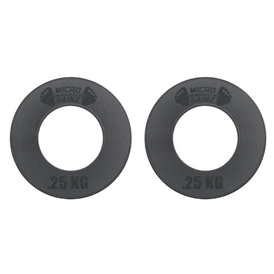 Micro Gainz - Olympic Size Kilogram Fractional Steel Weight Plates .25KG Plates: Set of 2