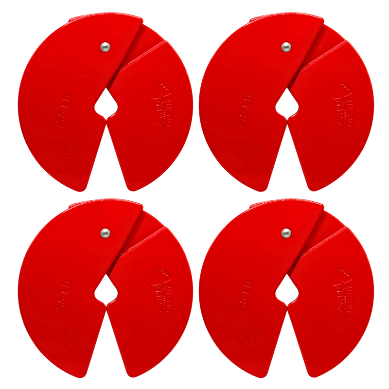 Load image into Gallery viewer, Micro Gainz Red 2.5LB Dumbbell Fractional Weight Plates
