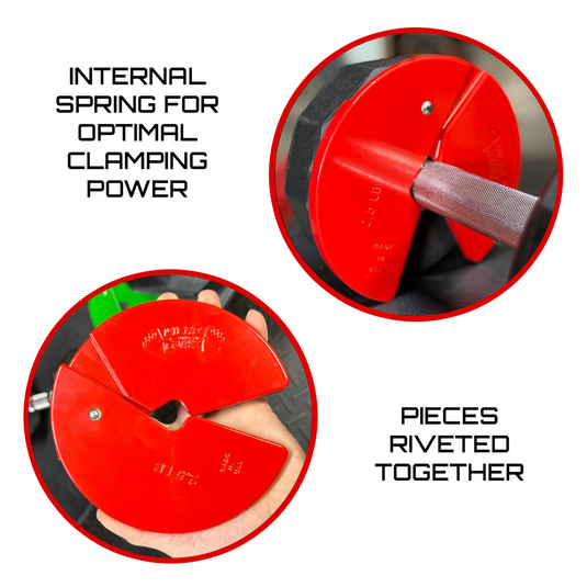 Micro Gainz Red 2.5LB Dumbbell Fractional Weight Plates