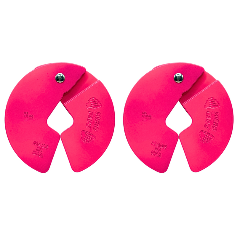 Load image into Gallery viewer, Micro Gainz Pink 1.25LB Dumbbell Fractional Weight Plates
