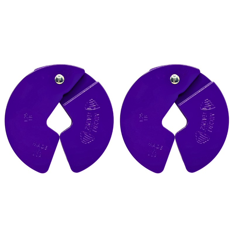 Load image into Gallery viewer, Micro Gainz Purple 1.25LB Dumbbell Fractional Weight Plates
