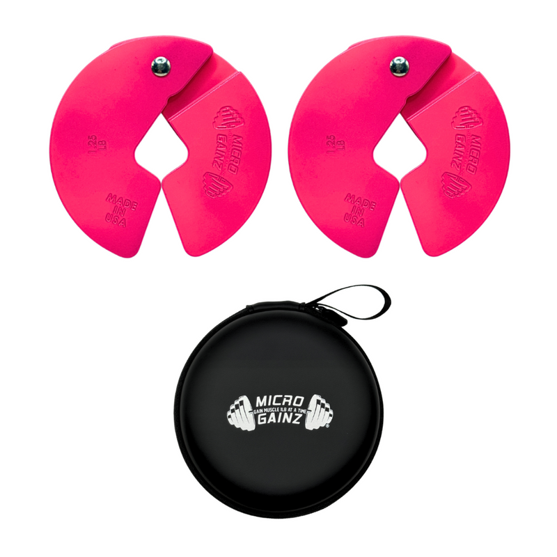 Load image into Gallery viewer, Micro Gainz Pink 1.25LB Dumbbell Fractional Weight Plates
