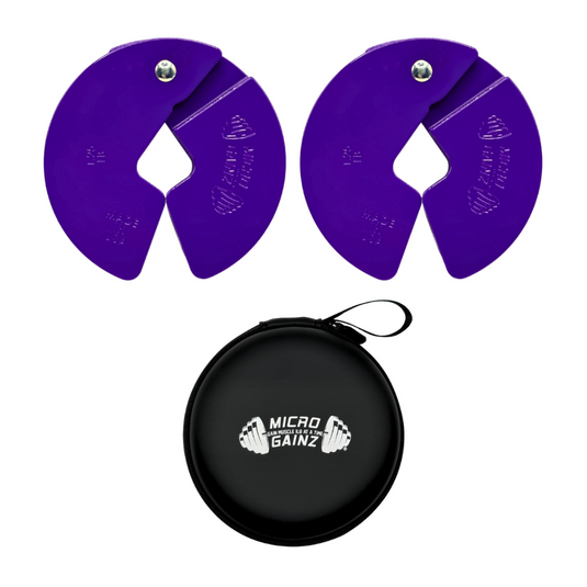 Micro Gainz Purple 1.25LB Dumbbell Fractional Weight Plates