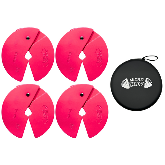 Micro Gainz Pink 2.5LB Dumbbell Fractional Weight Plates