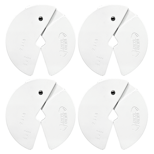 Micro Gainz White 2.5LB Dumbbell Fractional Weight Plates