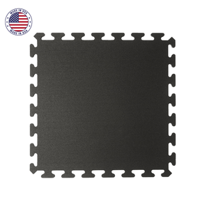 Interlocking Rubber Tiles – 24 Inch, USA-Made, 5 Thickness Options