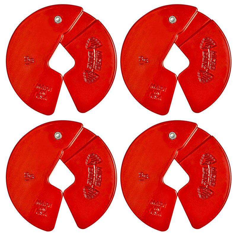 Load image into Gallery viewer, Micro Gainz Red 1.25LB Dumbbell Fractional Weight Plates
