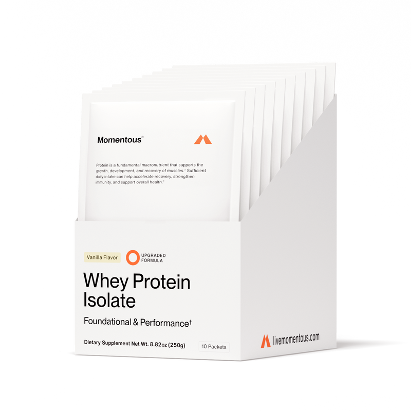 Load image into Gallery viewer, Momentous - Whey Protein Isolate 10-Travel Packs
