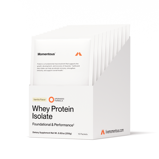 Momentous - Whey Protein Isolate 10-Travel Packs