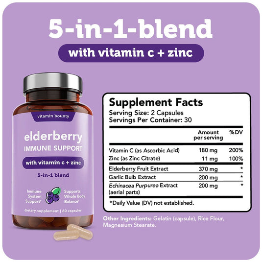 Vitamin Bounty - Elderberry Immune Support