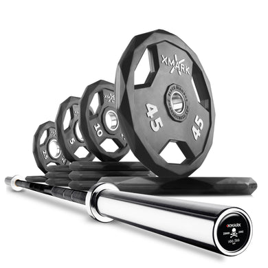 XMARK - Black DiamondOlympic Weight Plates and Olympic Barbell Sets