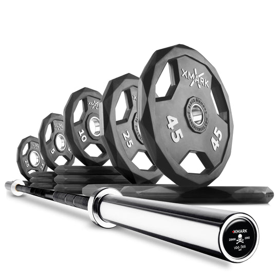 XMARK - Black DiamondOlympic Weight Plates and Olympic Barbell Sets