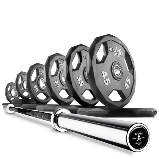 XMARK - Black DiamondOlympic Weight Plates and Olympic Barbell Sets