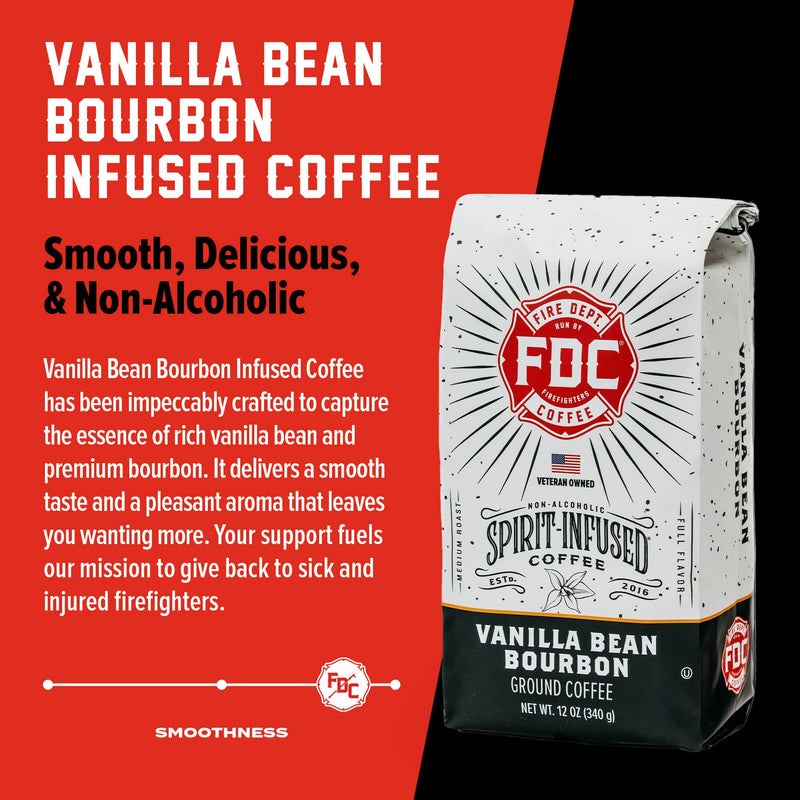 Load image into Gallery viewer, Fire Department Coffee - Vanilla Bean Bourbon Infused Coffee
