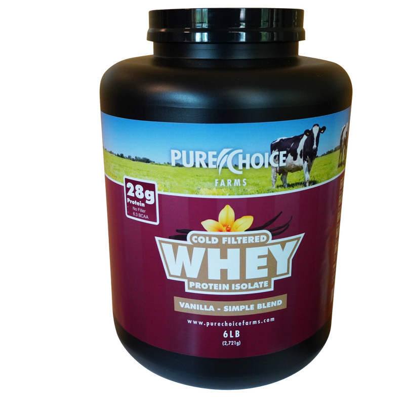 Load image into Gallery viewer, Pure Choice Farms - Whey Protein Isolate with Organic Vanilla
