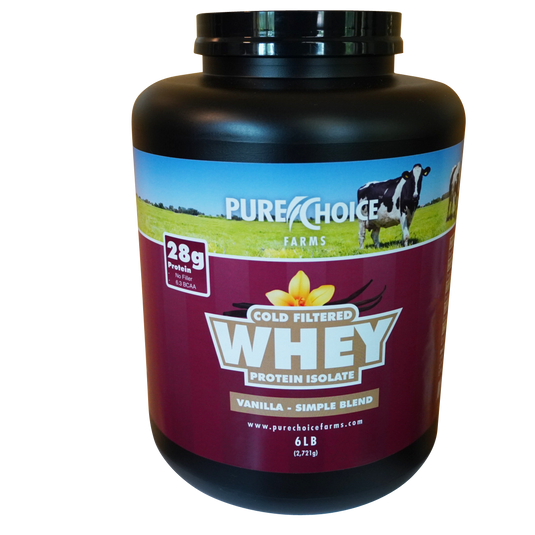 Pure Choice Farms - Whey Protein Isolate with Organic Vanilla