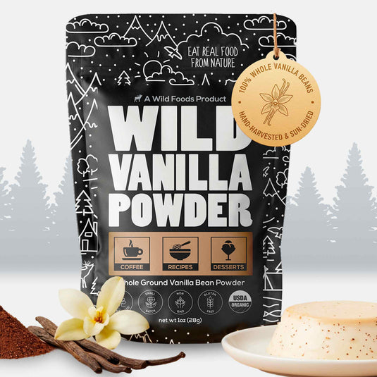 Wild Foods - Organic Vanilla Powder - Cooking & Baking Ingredients