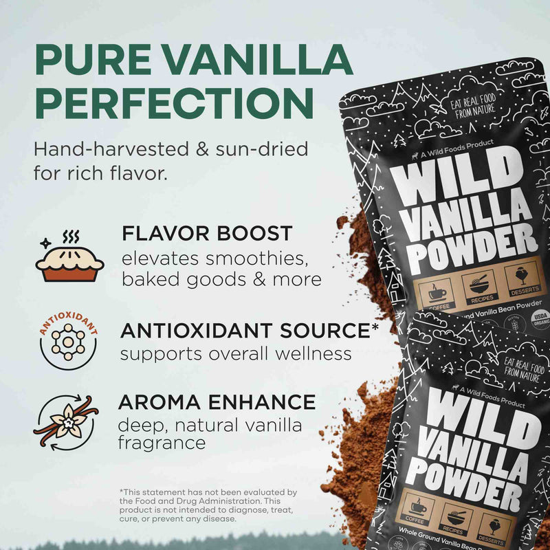 Load image into Gallery viewer, Wild Foods - Organic Vanilla Powder - Cooking &amp; Baking Ingredients
