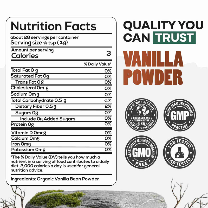 Load image into Gallery viewer, Wild Foods - Organic Vanilla Powder - Cooking &amp; Baking Ingredients
