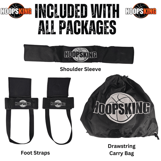 HoopsKing - Vertical Blitz Resistance Bands | For All Ages | Shoulders to Heels