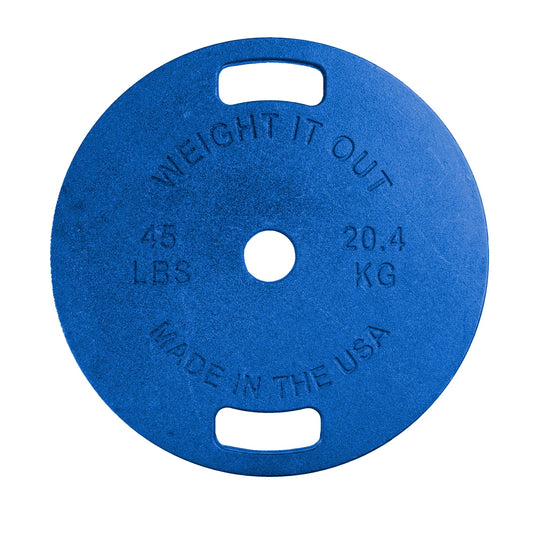 Weight It Out - Cast Iron Machined Weight Plate Pairs