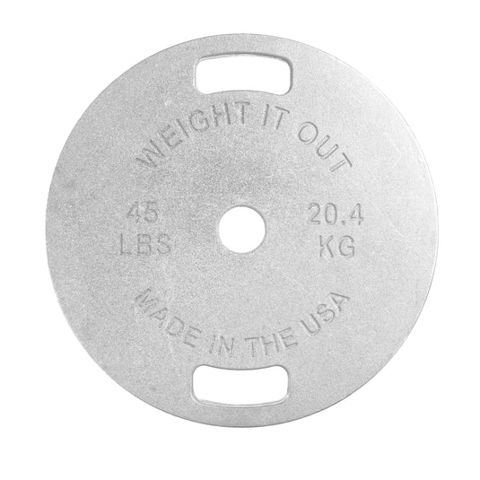 Weight It Out - Cast Iron Machined Weight Plate Pairs
