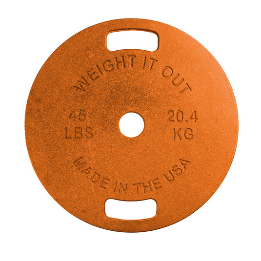 Weight It Out - Cast Iron Machined Weight Plate Pairs