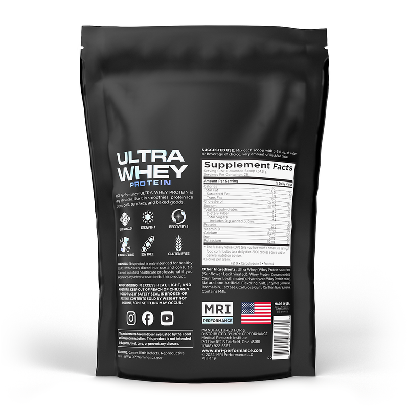 Load image into Gallery viewer, MRI Performance - Ultra Whey Protein 2lb
