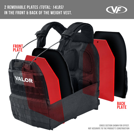 Valor Fitness - Adjustable Weight Vest
