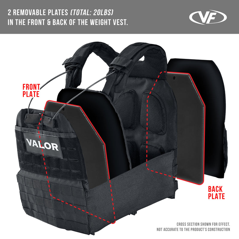 Load image into Gallery viewer, Valor Fitness - Adjustable Weight Vest
